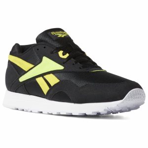 Reebok Rapide Turnschuhe Herren - Schwarz/Gelb/HellGrün/Weiß - DE 896-VPZ